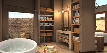 Luxury Bathroom Interior Design at Bakubung